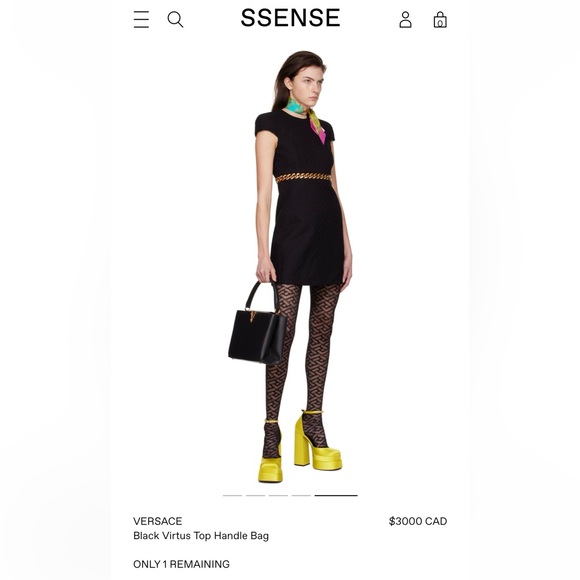 Versace Virtus Python Handbag - Authentic - Picture 11 of 11